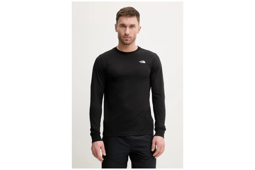 The North Face Evolution Simple Dome Ανδρική Μακρυμάνικη Μπλούζα με Λαιμόκοψη Μαύρη