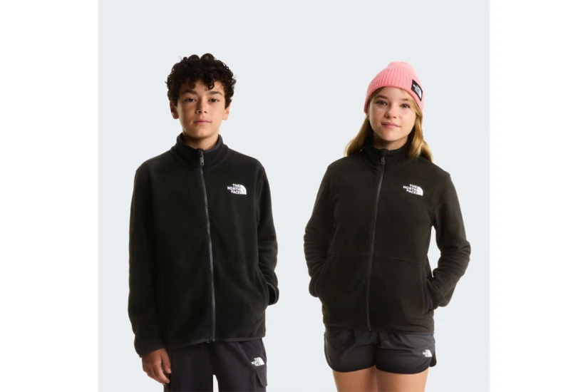 The North Face Glacier Παιδική Ζακέτα Fleece Μαύρη