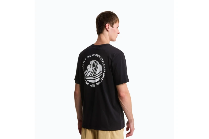 The North Face Monte Regular Graphic Ανδρικό Κοντομάνικο T-Shirt Μαύρο