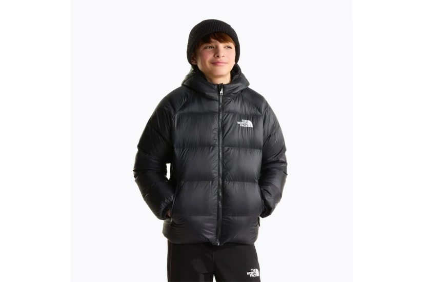 The North Face Hydrenalite Down Παιδικό Μπουφάν Puffer με Κουκούλα Μαύρο