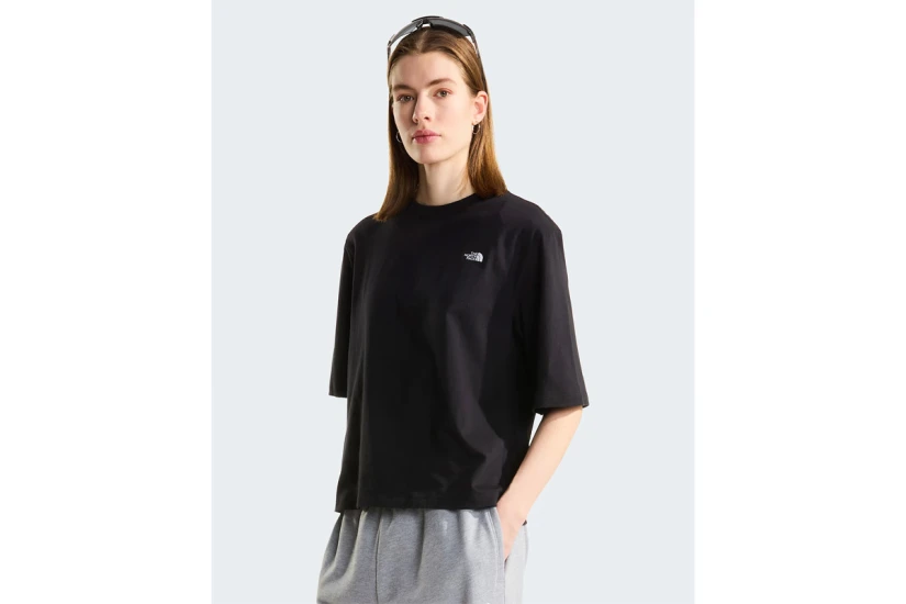 The North Face Essential Simple Dome Boxy Γυναικείο Κοντομάνικο T-Shirt Μαύρο