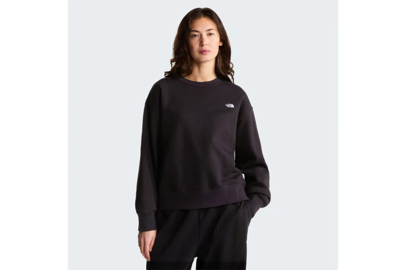 The North Face Essential Simple Dome Boxy Γυναικεία Μακρυμάνικη Μπλούζα με Λαιμόκοψη Μαύρη