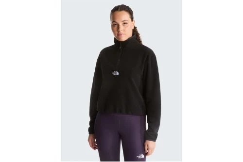The North Face Glacier Novelty Logo Μπλούζα Fleece Με Φερμουάρ Γυναικεία (NF0A8J3ZJK31)