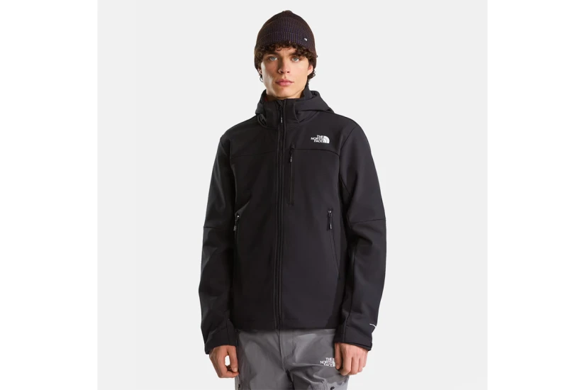 The North Face Diablo Detachable Ανδρικό Μπουφάν Softshell με Κουκούλα Μαύρο