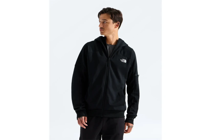 The North Face Mountain Athletics Fleece 2.0 Ανδρική Πολυεστερική Ζακέτα με Κουκούλα Μαύρη
