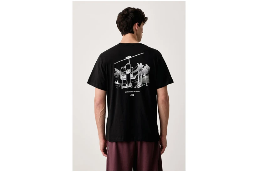 The North Face Opposites Attract Graphic T-Shirt Ανδρικό (NF0A8JANJK31)
