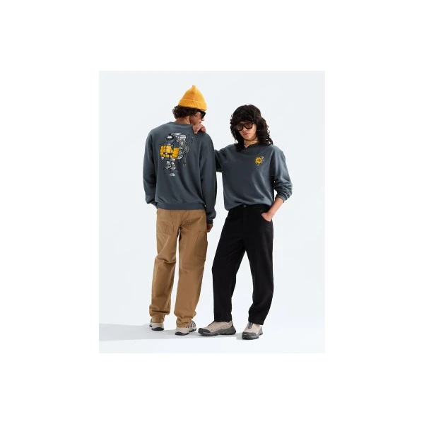 The North Face Gear Up Get Out Graphic Μπλούζα Με Λαιμόκοψη (NF0A8JB5RHI1)