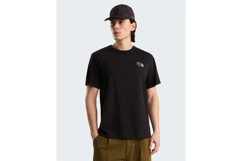 The North Face Natural High Society Graphic Unisex Κοντομάνικο T-Shirt Μαύρο