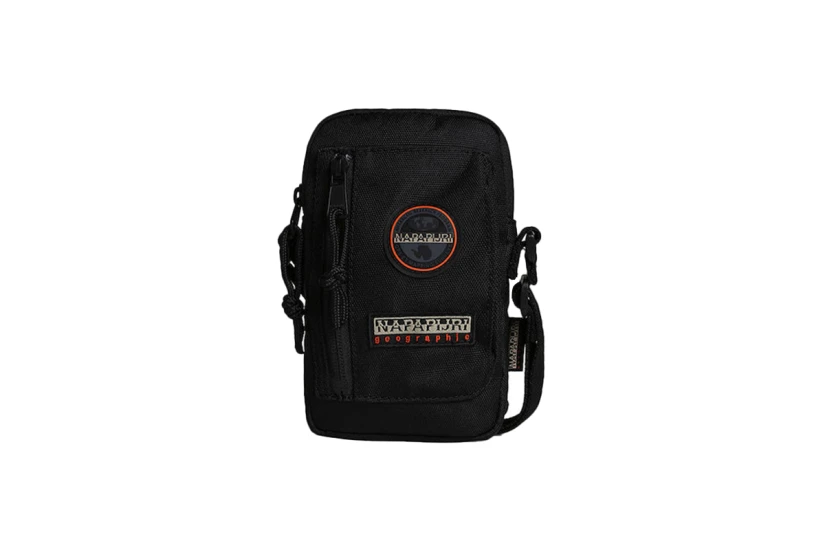 Napapijri H-Voyage Crossover Unisex Τσαντάκι Χιαστί - Ώμου Μαύρο