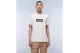 Napapijri Box Logo Ανδρικό Κοντομάνικο T-Shirt Εκρού
