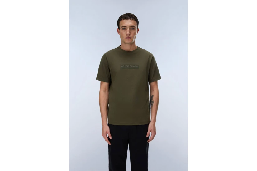 Napapijri S-Box Logo 1 T-Shirt Ανδρικό (NP0A4IFLG1F1)