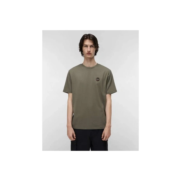 Napapijri S-Badge T-Shirt Ανδρικό (NP0A8949G3A1)