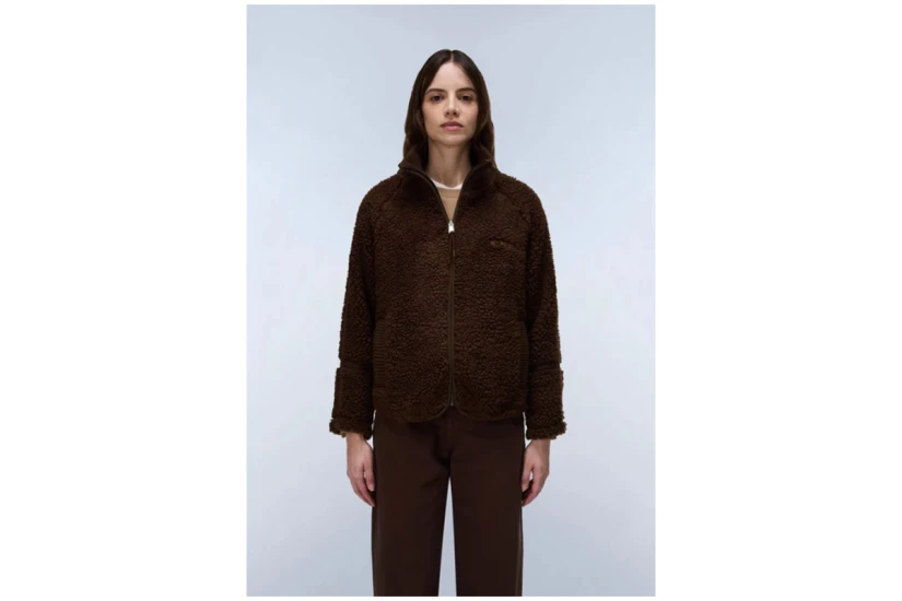 Napapijri Aleut Fleece Μπουφάν Sherpa Γυναικείο (NP0A8BAEWT31)