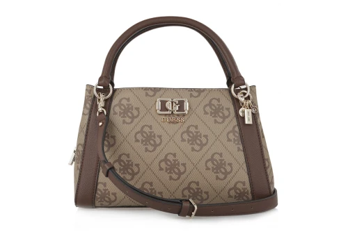Guess Karnilla Logo Τσάντα Ώμου - Χειρός (OS990106 LATTE LOGO-BROWN)