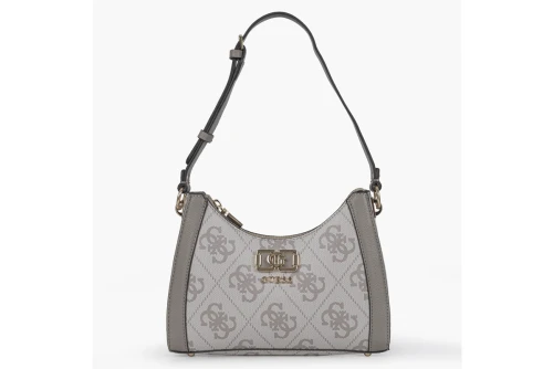 Guess Karnilla Logo Τσάντα Ώμου (OS990118 DARK TAUPE LOGO)
