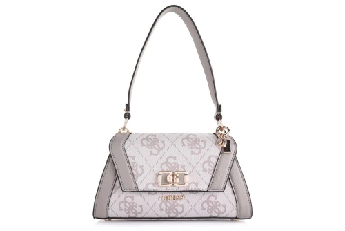 Guess Karnilla Logo Τσάντα Ώμου (OS990119 DARK TAUPE LOGO)