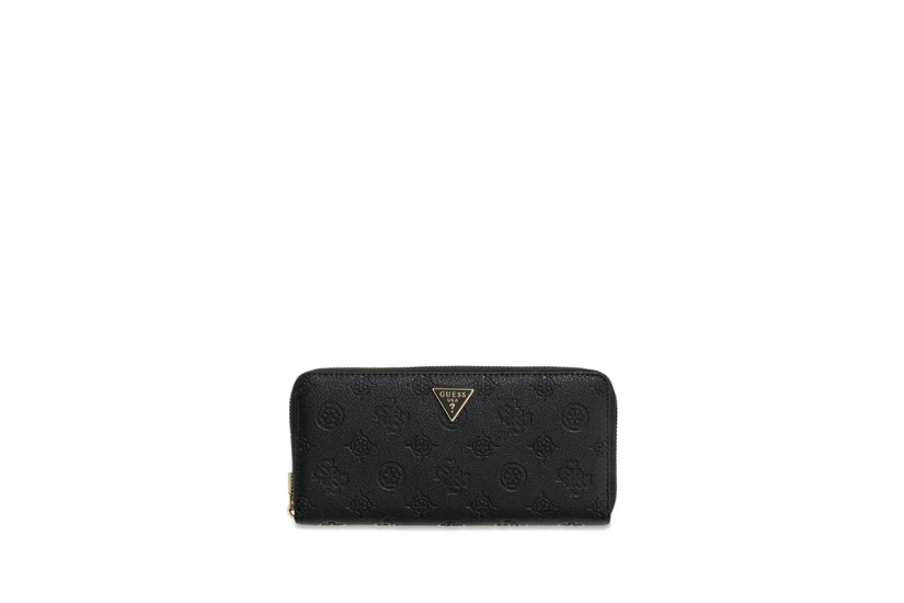 Guess Blake Slg Large Zip Around Πορτοφόλι (PD2222146 BLACK LOGO)