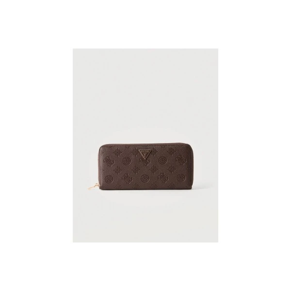 Guess Blake Slg Large Zip Around Πορτοφόλι (PD2222146 BROWN LOGO)