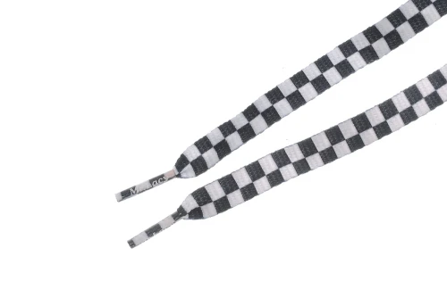 Mr.lacy Printies 130Cm Κορδόνια Ελαστικά (PRINTIES B-W CHECKERED)