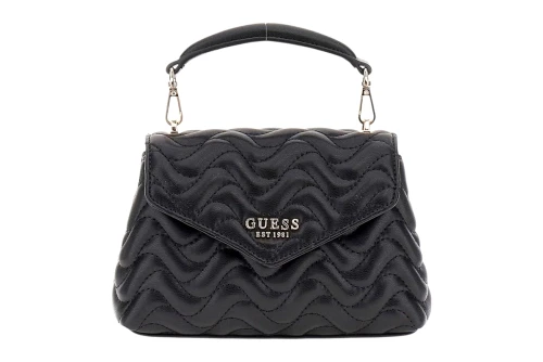 Guess Melisandra Mini Τσαντάκι Χιαστί - Ώμου (QG965378 BLACK)