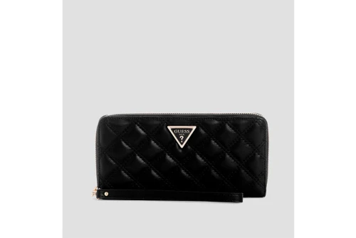 Guess Giully Quilted Maxi Πορτοφόλι (QG9673146 BLACK)