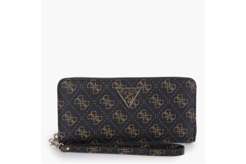 Guess Laurel 4G Logo Maxi Πορτοφόλι (QL7459146 BROWN LOGO)