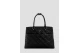 Guess Adelasia Embossed-4G Logo Γυναικεία Τσάντα Tote Μαύρη
