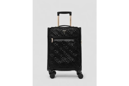 Guess Adelasia Embossed-4G Logo Trolley (QL9658983 BLACK)