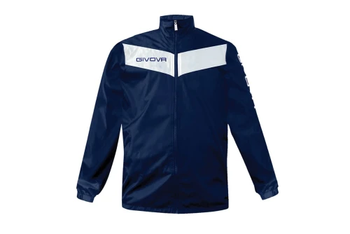 Givova Rain Scudo Μπουφάν Αντιανεμικό Ανδρικό (RJ005 BLUE-WHITE)