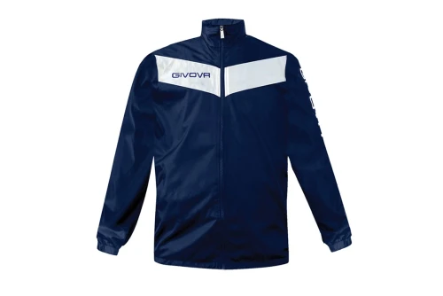 Givova Rain Scudo Μπουφάν Αντιανεμικό Ανδρικό (RJ005 BLUE-WHITE)