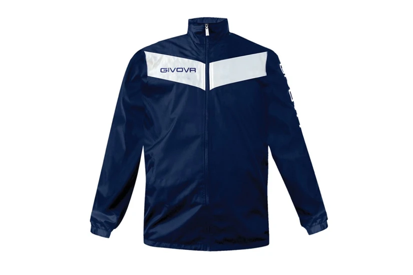 Givova Rain Scudo Μπουφάν Αντιανεμικό Ανδρικό (RJ005 BLUE-WHITE)
