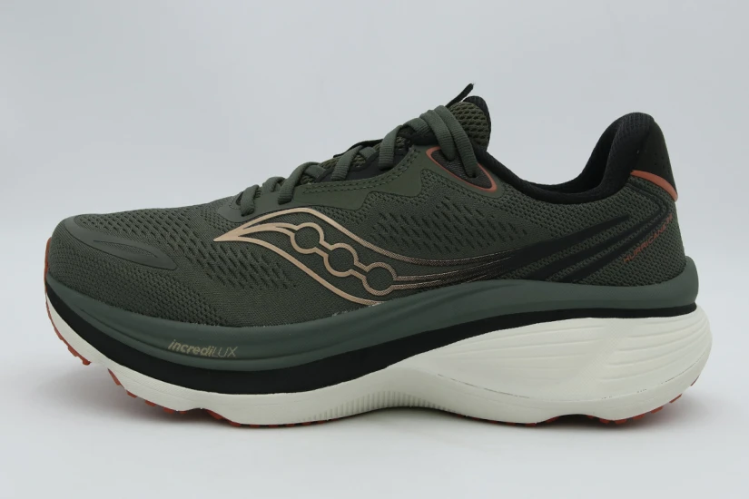 Saucony Hurricane 26 Ανδρικά Αθλητικά Παπούτσια για Τρέξιμο Χακί, Μαύρα, Λευκά