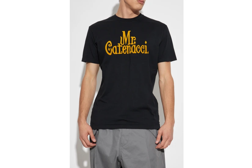 Dsquared2 Ανδρικό Κοντομάνικο T-Shirt Μαύρο, Μουσταρδί