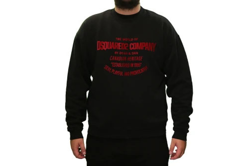 Dsquared2 Relax Fit Crewneck Μπλούζα Με Λαιμόκοψη Ανδρική (S71GU0692 S25030 900)