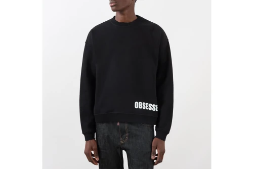 Dsquared2 Obsessed2 Relax Fit Μπλούζα Με Λαιμόκοψη Ανδρική (S71GU0755 S25516 900)