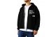 Dsquared2 Relax Fit Zipped Ανδρική Ζακέτα Με Κουκούλα Μαύρη