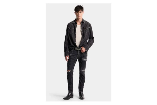 Dsquared2 Wash Skater Παντελόνι Τζιν Ανδρικό (S71LB1756 S30357 900)