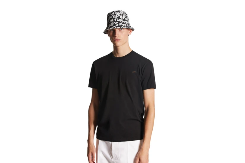 Dsquared2 Cool Fit Ανδρικό Κοντομάνικο T-Shirt Μαύρο