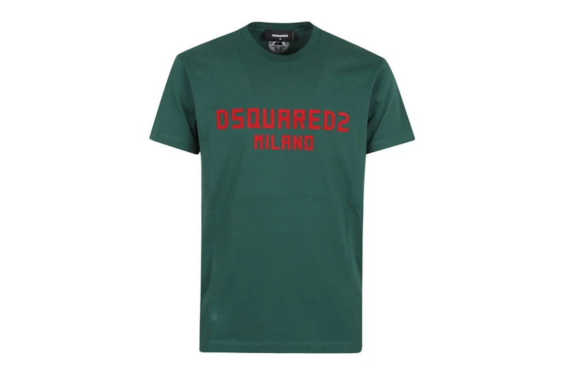 Dsquared2 Milano Cool Fit Ανδρικό Κοντομάνικο T-Shirt Πράσινο 