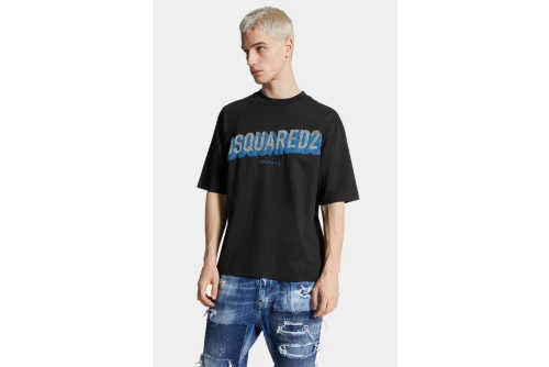 Dsquared2 Loose Fit 3D Logo T-Shirt Ανδρικό (S74GD1445 D20020 900)