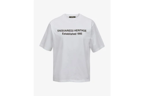 Dsquared2 Loose Fit Heritage T-Shirt Ανδρικό (S74GD1456 D20020 100)
