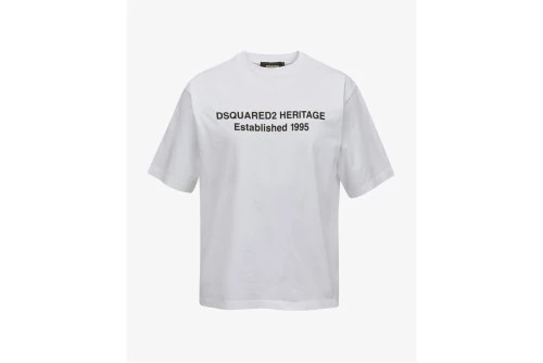 Dsquared2 Loose Fit Heritage T-Shirt Ανδρικό (S74GD1456 D20020 100)