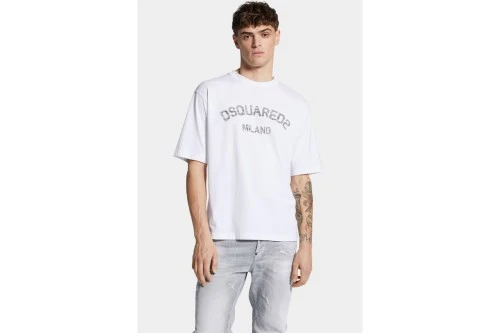 Dsquared2 Loose Fit Faded Milano T-Shirt Ανδρικό (S74GD1476 D20020 961)