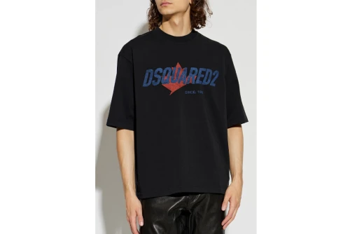 Dsquared2 Logo Loose Fit T-Shirt Ανδρικό (S74GD1556 D20106 900)