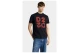 Dsquared2 D2 Upside Down Cool Fit Ανδρικό Κοντομάνικο T-Shirt Μαύρο, Κόκκινο