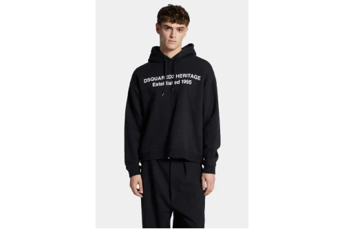 Dsquared2 Relax Fit Heritage Hoodie Ανδρικό (S74GU0897 S25516 900)