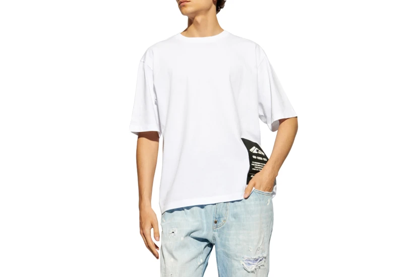 Dsquared2 Ανδρικό Κοντομάνικο T-Shirt Λευκό