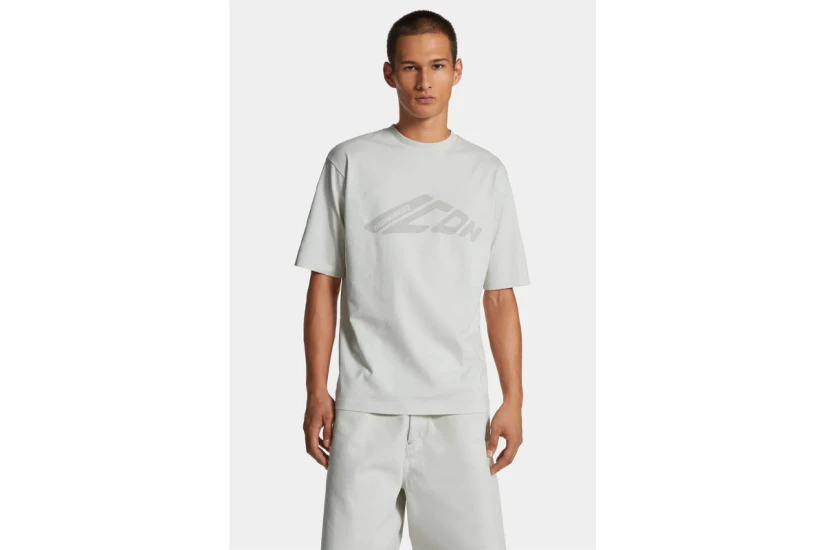Dsquared2 Icon New Generation Loose Fit Maxi Logo Ανδρικό T-Shirt