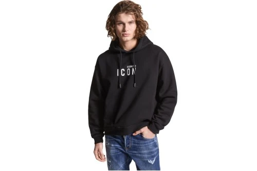Dsquared2 Icon Relax Fit Hoodie Ανδρικό (S79GU0134 900)