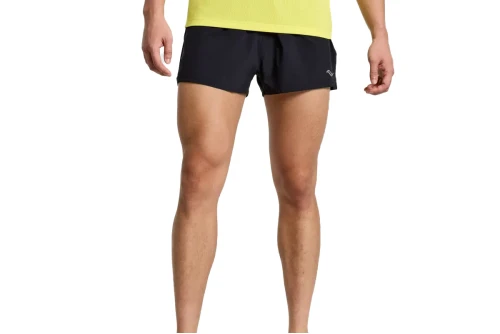 Saucony Outpace 6.35Cm Split Σορτς Αθλητικό Ανδρικό (SAM800326-BK)